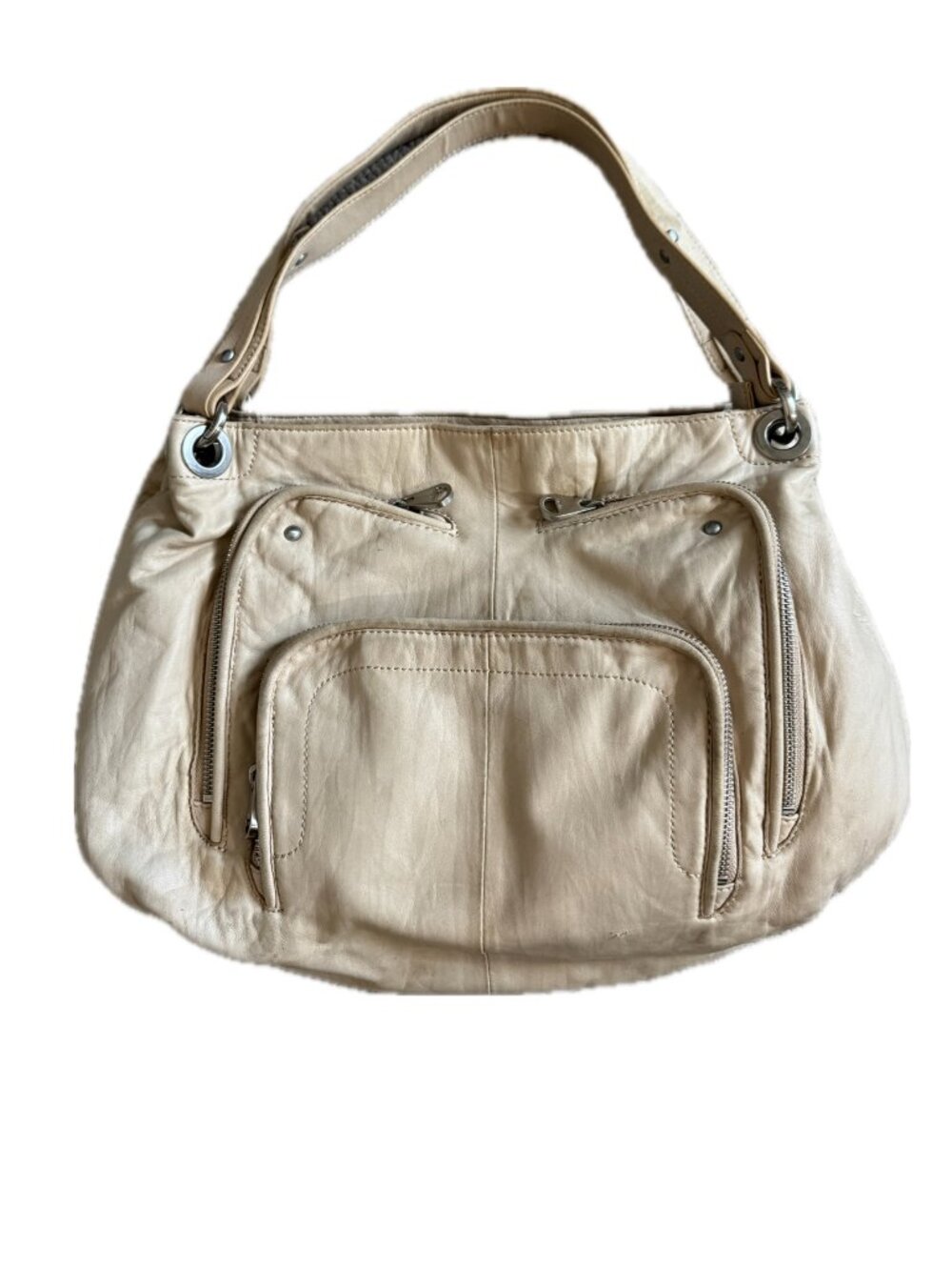 Perlina butter soft leather bag pockets galore travel companion large tote